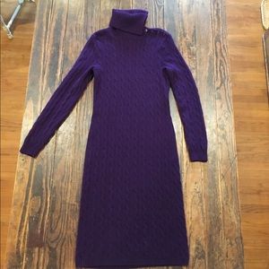 Ralph Lauren Black Label Cashmere Knit Dress